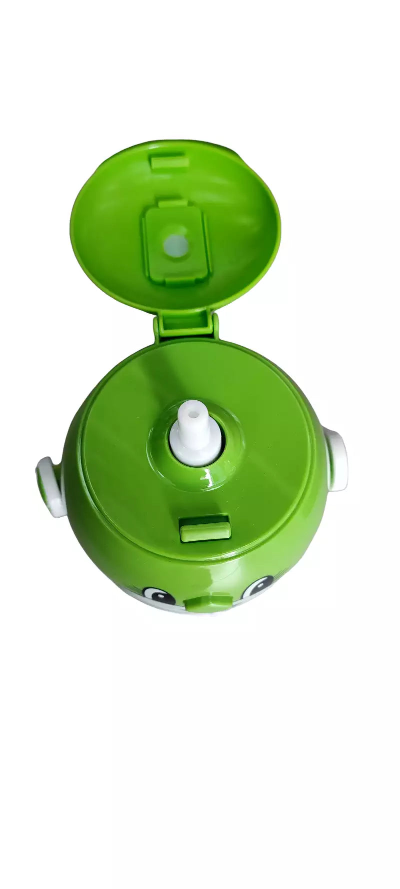 Green 400ml Kids' Plastic Bottle with Face Cap for Sublimation