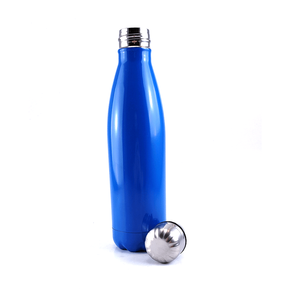 Blue 500ml Stainless Steel Thermal Bottle with Sublimation Coating