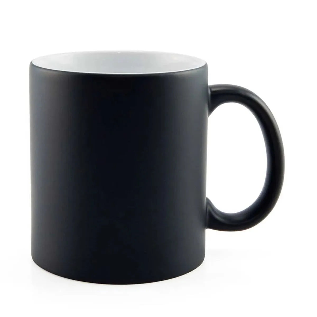 Matte Black Magic Mug 325ml Ceramic for Sublimation