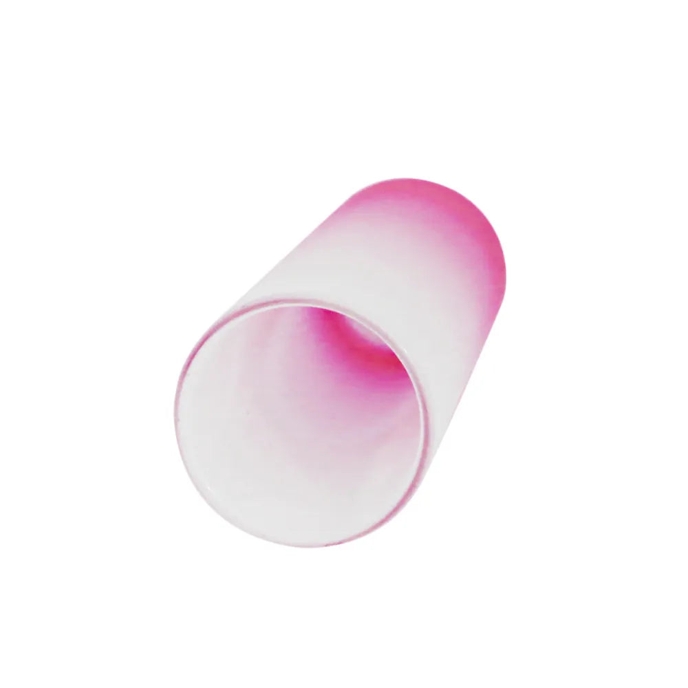 90ml Pink Ombre Frosted Glass Mug for Sublimation - LiVE