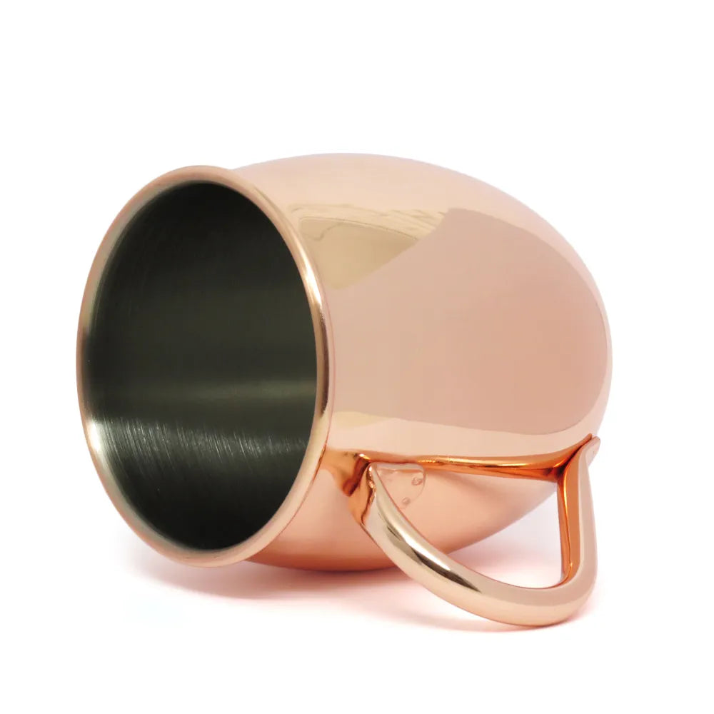 Caneca Moscow Mule Inox Bronze 500ml Redonda para Sublimação
