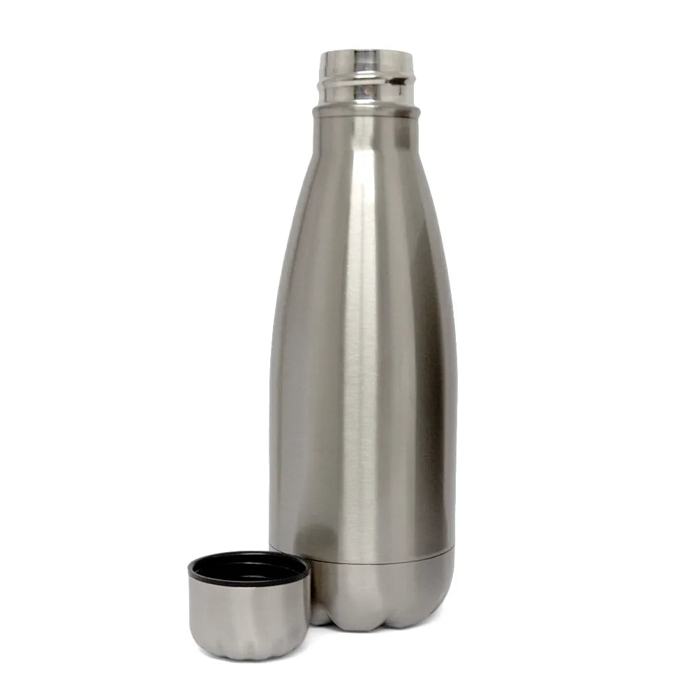 Garrafa de Inox Prata 600ml para Sublimação LiVE - Personalize com Estilo