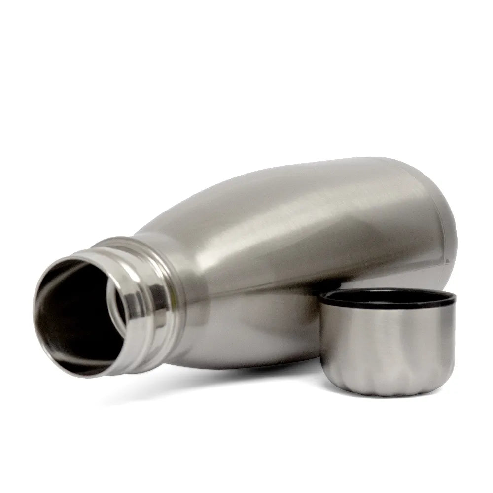 Garrafa de Inox Prata 600ml para Sublimação LiVE - Personalize com Estilo