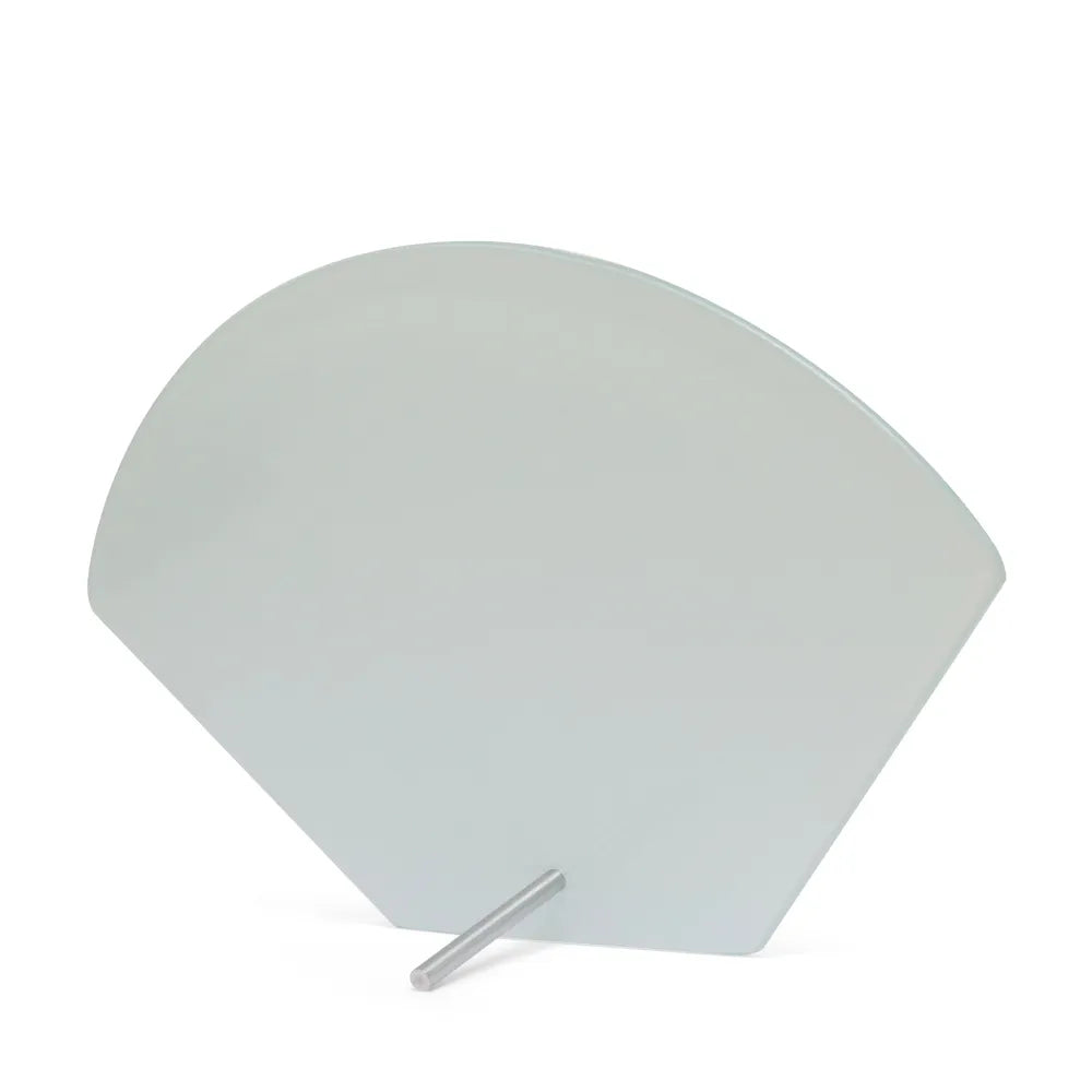 Glass Fan-Shaped Photo Frame 18x28cm for Sublimation