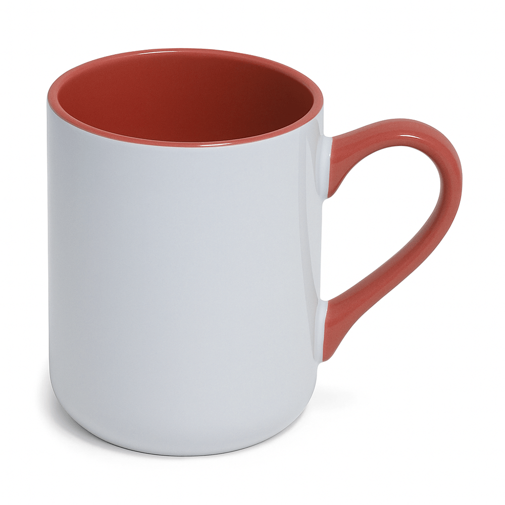 Colorful Imperial Coral mug for personalization and daily use