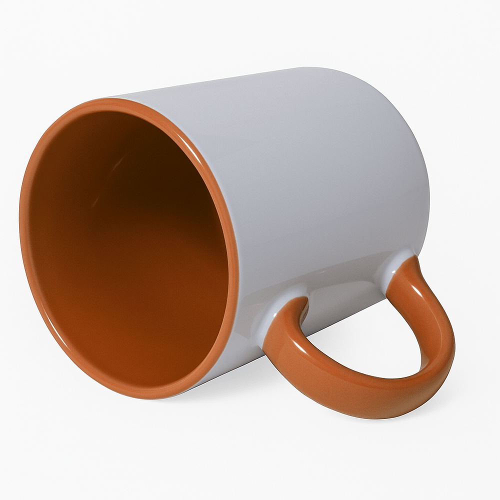 Colorful Imperial Coral mug for personalization and daily use