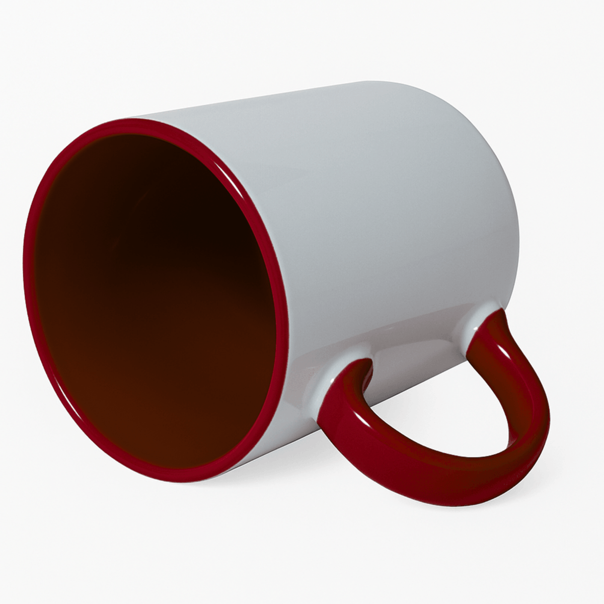 Caneca Imperial Vinho com Alça Colorida para Personalização e Uso Diário