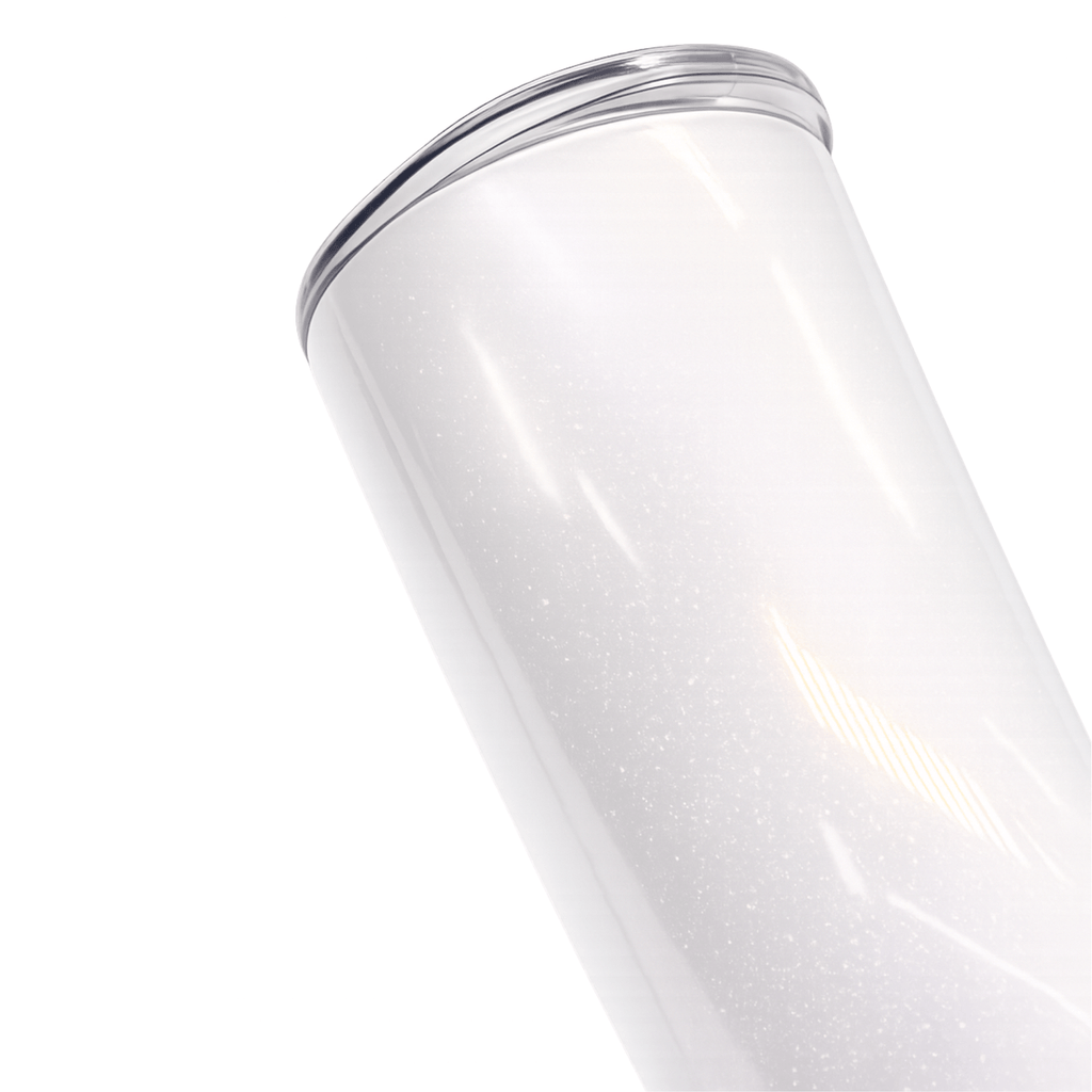 450ml Pearl White Stainless Steel Tumbler with Lid and Straw for Sublimation