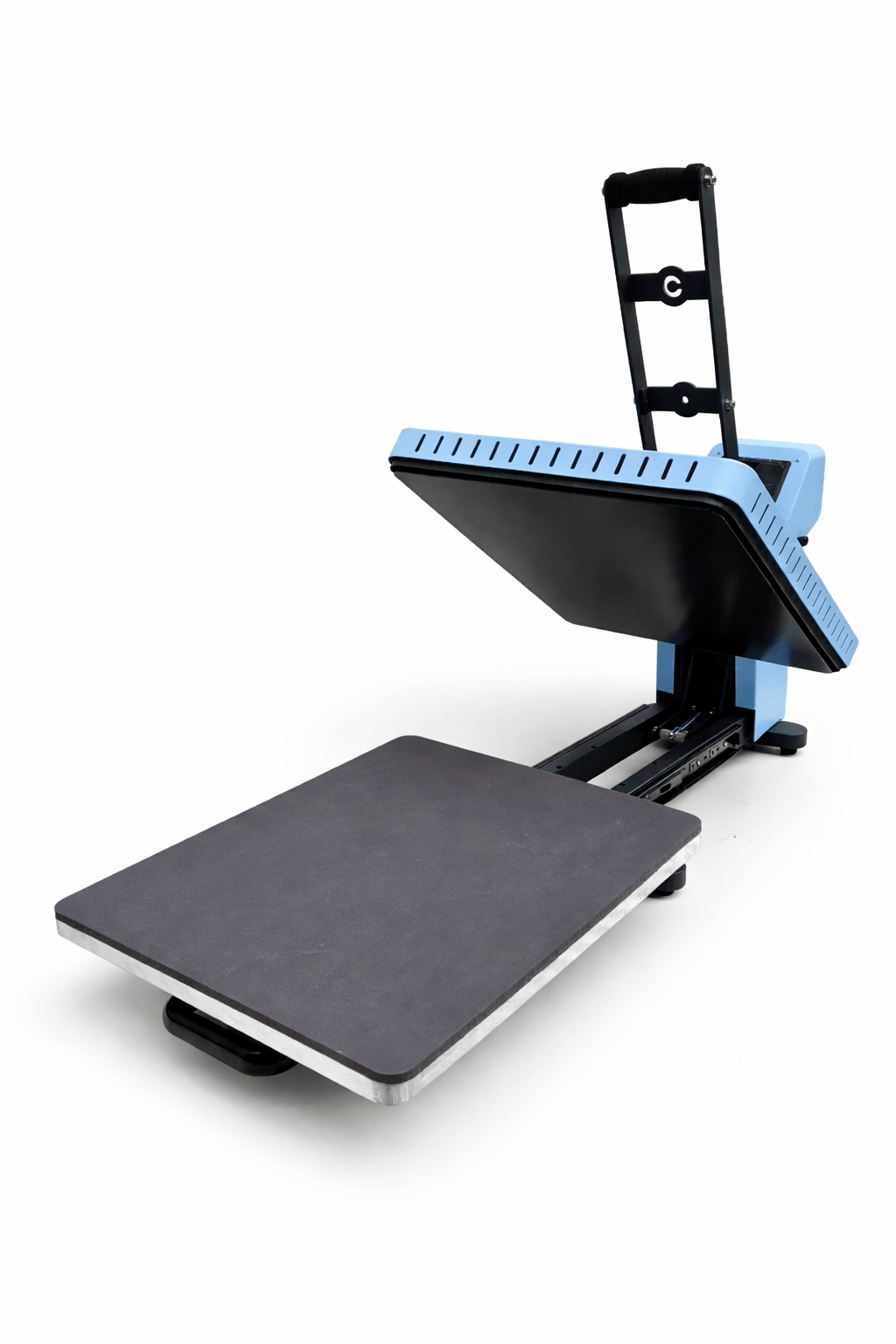 Prensa Plana Vertical 40x50cm com Gaveta e Pistão LIVE Elite Craft Azul - 110v