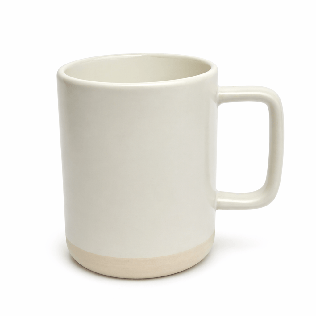 Caneca Cerâmica Crema Fosca Base Bege 360ml