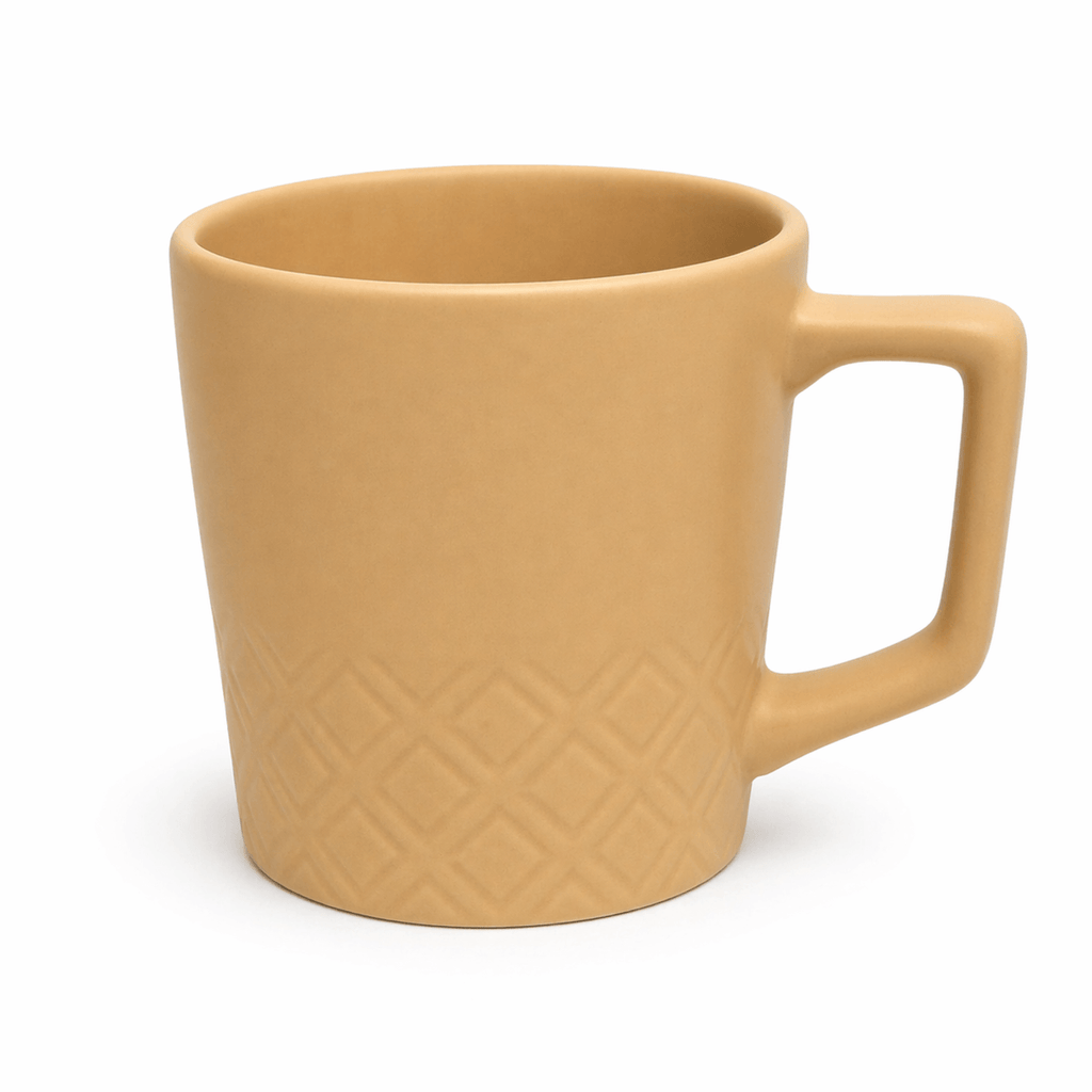 Caneca Cerâmica Aroma Classic Fosca Caramelo 325ml
