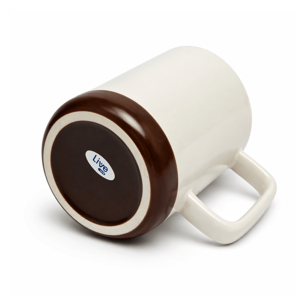 Caneca Cerâmica Crema Fosca Base Café 360ml