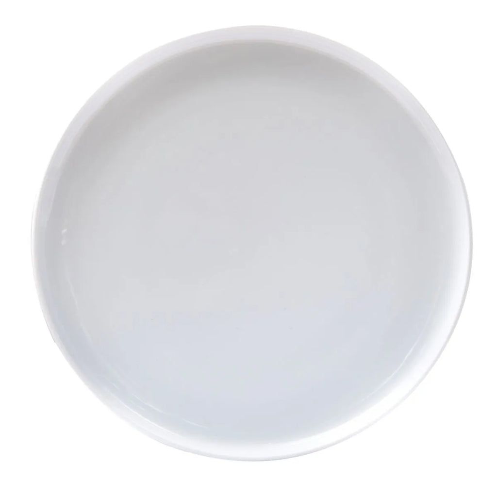 Prato de Cerâmica Domus 20,5 cm Branco para Sublimação — Caixa Fechada com 30 Unidades