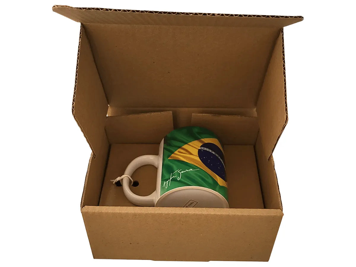 Caixa com Suporte Organizador para Caneca 18,5x14,5x8,5 cm - Compacta e Resistente