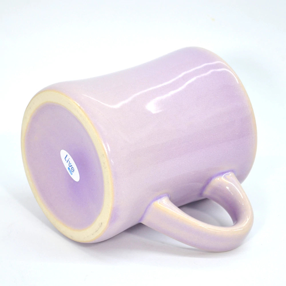 Caneca Rústica Lavanda 360ml para Sublimação com Acabamento Texturizado