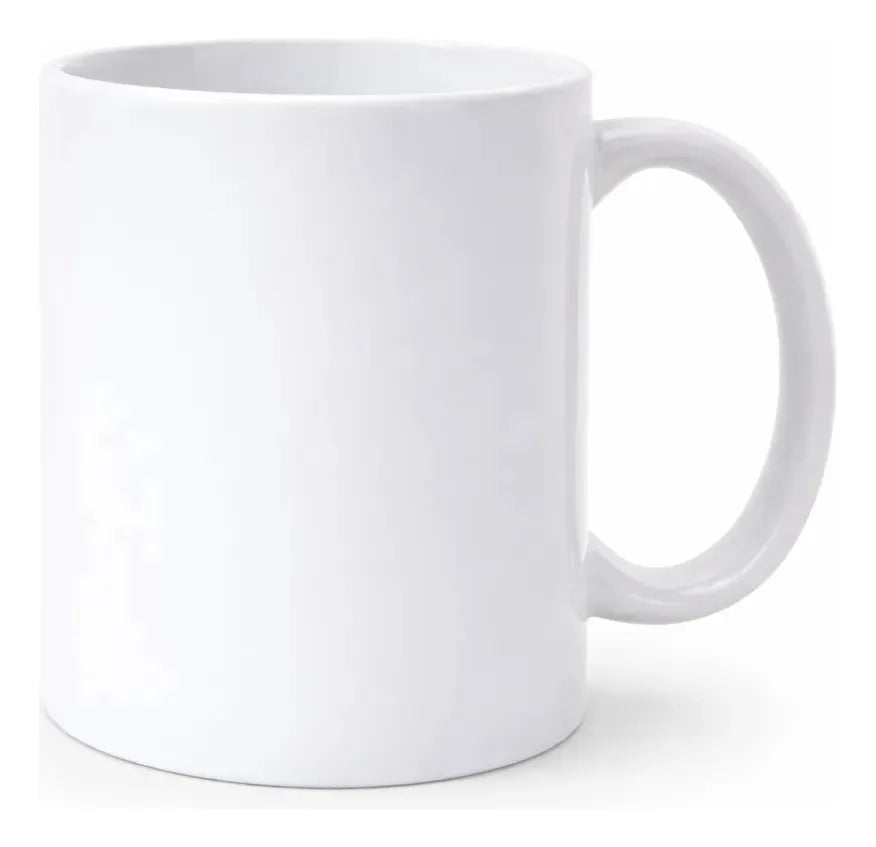 12un Caneca de Cerâmica Branca 325ml Classe AAA para Sublimação - Live Premium