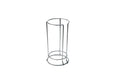SUPORTE SUNRISE METAL P/ 2 XÍCARAS CERÂMICA 150ML PRATA