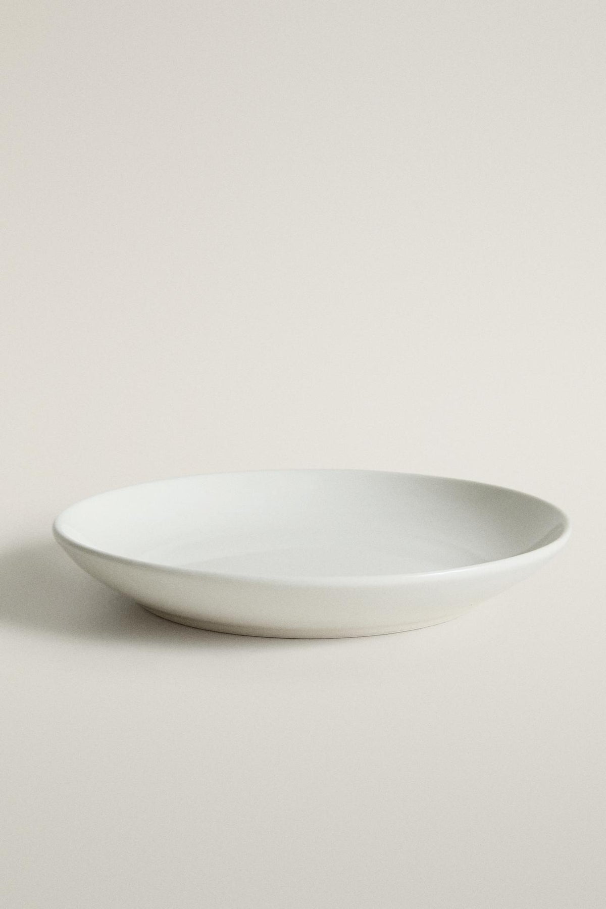 Prato de Cerâmica Domus 26,5 cm Branco para Sublimação (Caixa com 6 unidades)