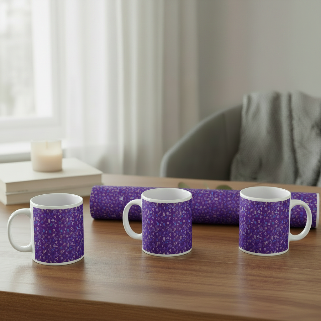 Sublimation Transfer Hydro Zodiac Purple Roll 38x1220cm for Sublimation