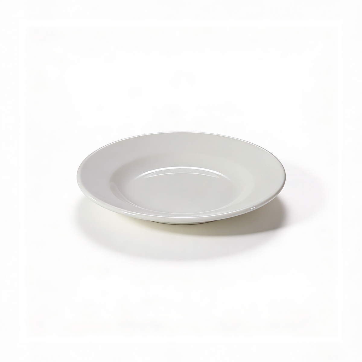 Prato de Cerâmica Sigma 15,5 cm Branco para Sublimação — Caixa Fechada com 40 Unidades