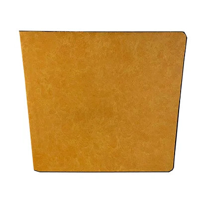 Álbum de Alumínio Amarelo 20x20cm para Sublimação com Acabamento Premium