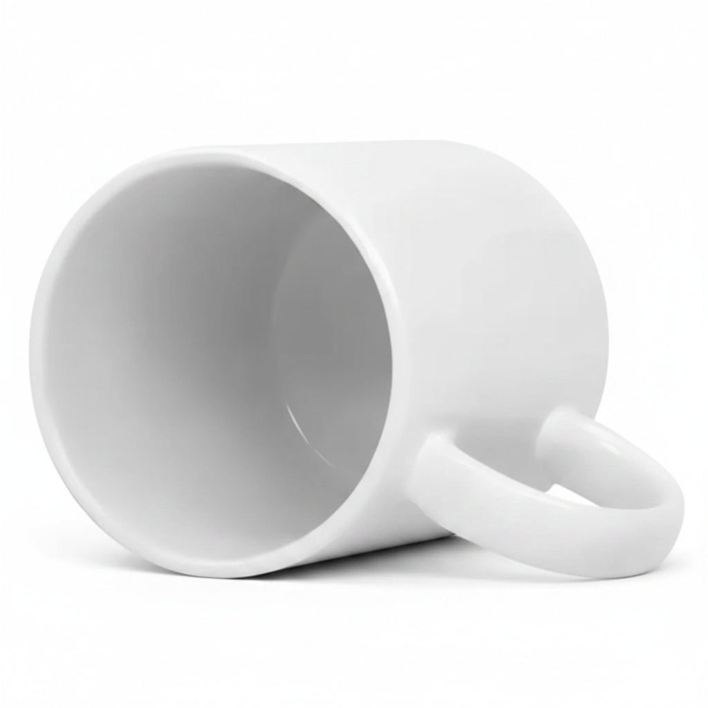 Imported 300ml White Ceramic Mug for Sublimation Quality Print