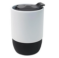 COPO CERÂMICA BUDDY TAMPA ACRILICO BASE SILICONE PRETO 325ML