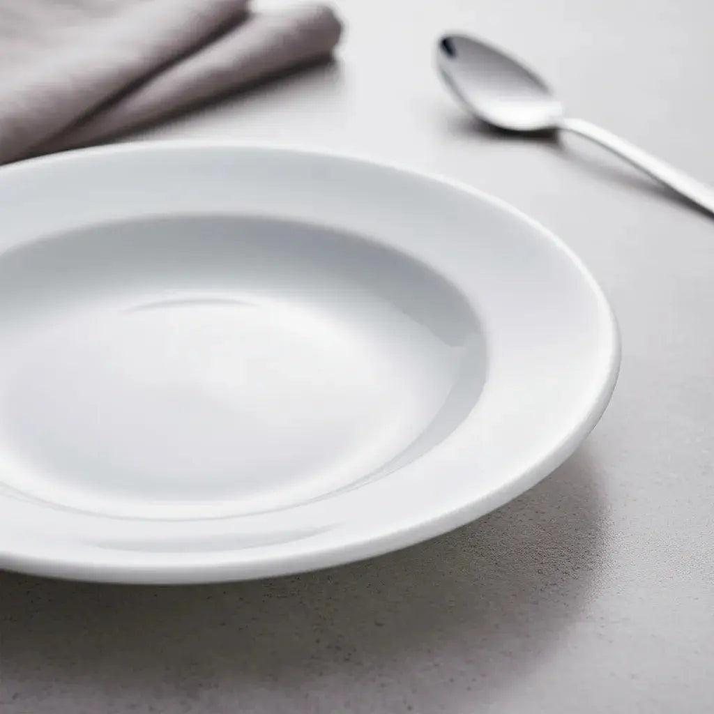 Prato de Cerâmica Orbis 19 cm Branco para Sublimação — Caixa Fechada com 40 Unidades