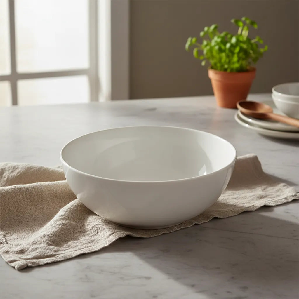 Bowl de Cerâmica Domus 450 ml Branco para Sublimação — Caixa Fechada com 20 Unidades