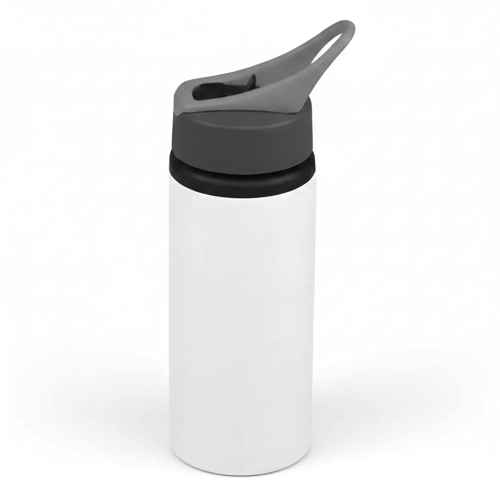 Garrafa de Alumínio 600ml Branca para Sublimação - Squeeze Wave LiVE