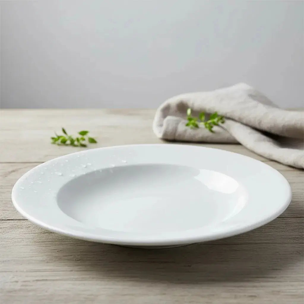 Prato de Cerâmica Sigma 15,5 cm Branco para Sublimação — Caixa Fechada com 40 Unidades