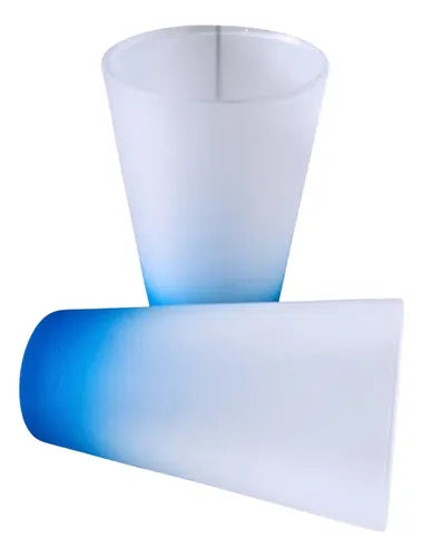 Dark Blue Gradient 290ml Glass Tumbler for Sublimation LiVE