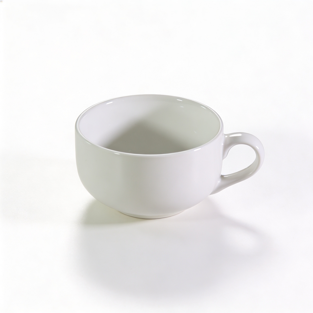 Bowl de Cerâmica Sigma 300 ml Branco para Sublimação — Caixa Fechada com 30 Unidades