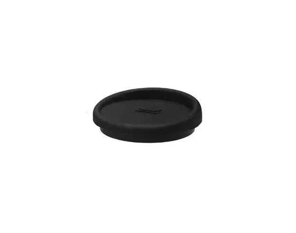 Black Silicone Lid 9cm for Mugs - Flexible and Reusable Seal