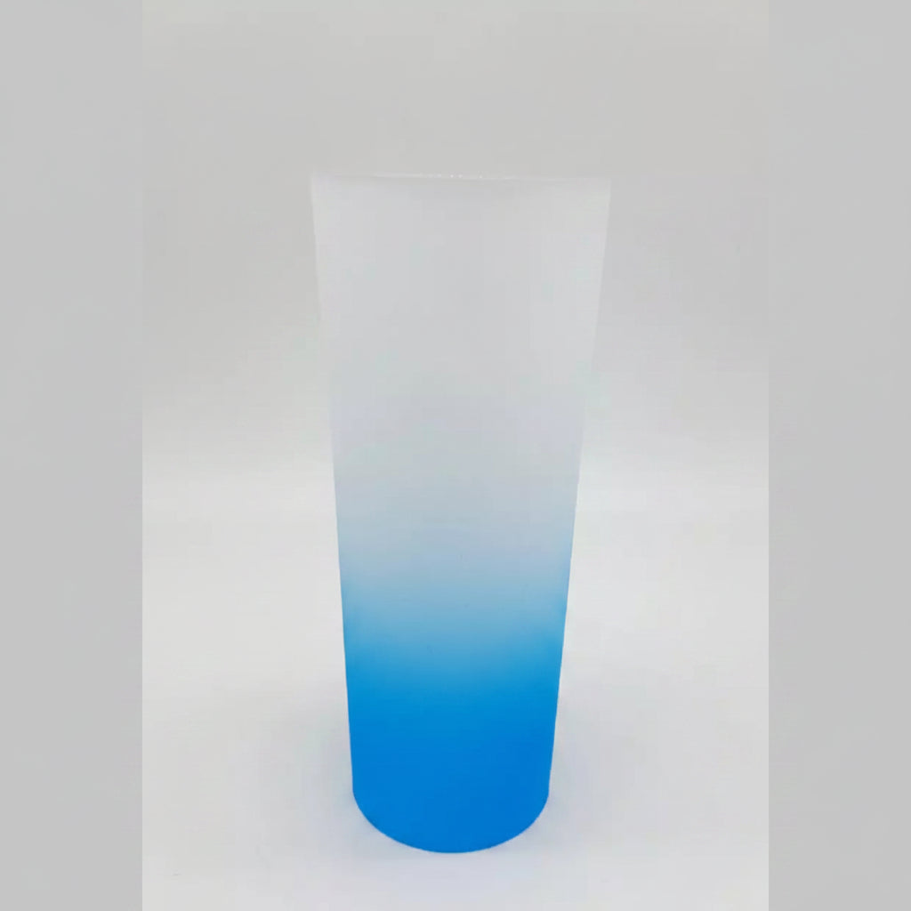Live Dark Blue Gradient Frosted Glass 90ml for Sublimation