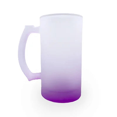 475ml Dark Blue Gradient Glass Mug for Sublimation LiVE