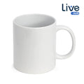Caneca de Cerâmica Branca 325ml Classe AAA para Sublimação - Live Premium