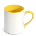 Caneca Imperial Amarela com Interior e Alça Coloridos 350ml para Personalização