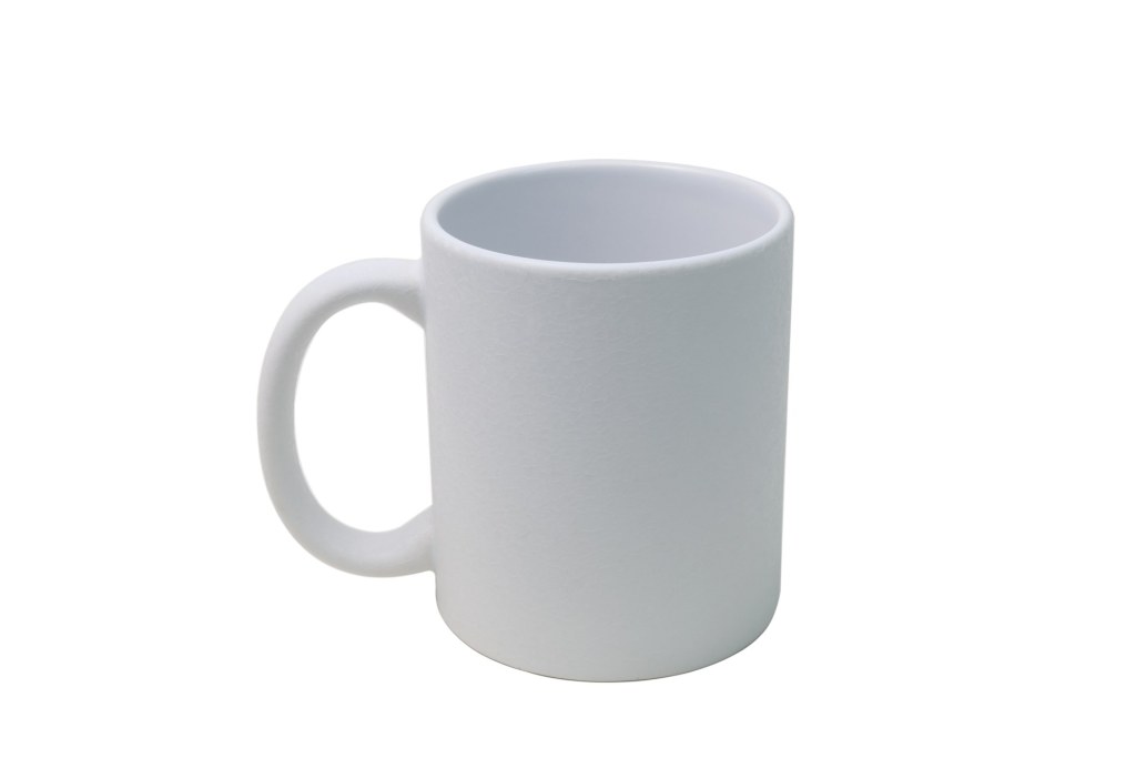 Caneca Cerâmica Craquelê Branco 325ml para Personalização e Uso Diário