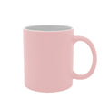 Caneca de Cerâmica Fosca Rosa 325ml para Sublimação e Personalização