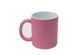 Caneca Cerâmica Craquelê Rosa 325ml para Personalização e Presentes