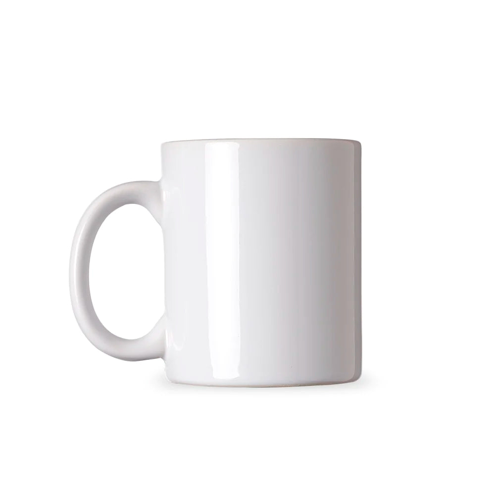 Caneca de Cerâmica Branca 300ml Importada para Sublimação Quality Print