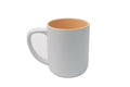 Caneca Cerâmica Matte Ocre 325ML para Personalização - Design Orgânico