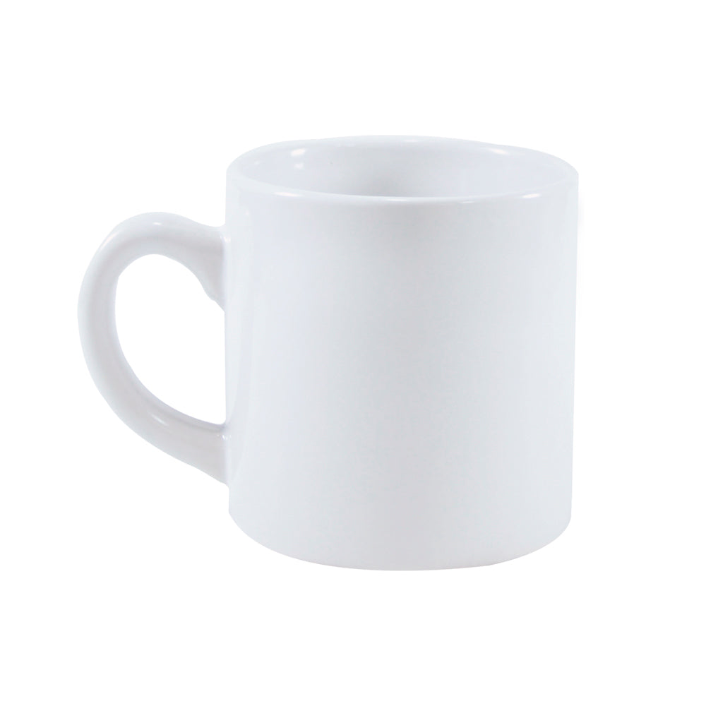 Caneca de Cerâmica Branca 200ml para Sublimação - Presente e Revenda
