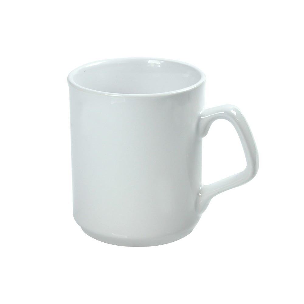 Caneca de Cerâmica Branca 325ml com Alça Sparta para Sublimação