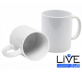Caneca de Cerâmica Branca 325ml Classe AAA para Sublimação - Live Premium