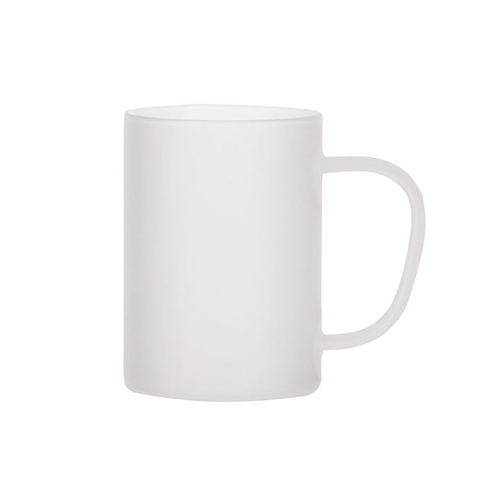Caneca de Vidro Transparente 300ml Borô para Sublimação - Personalize