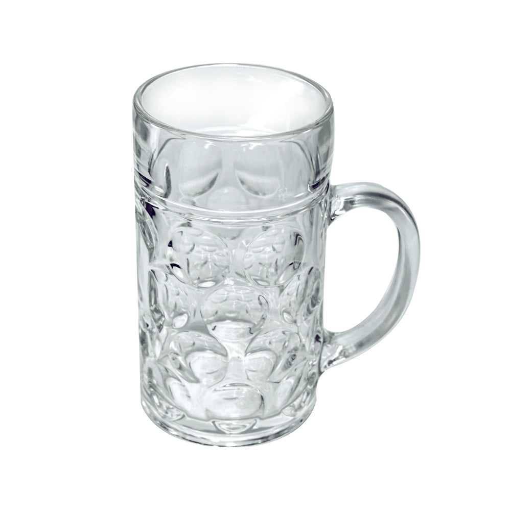 Caneca de Vidro Cristal Transparente 1 Litro para Sublimação e Chopp