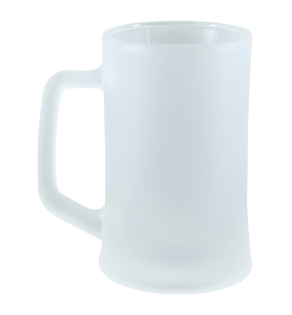 Caneca de Vidro Fosca 360ml para Sublimação - Ideal para Chopp e Personalizados