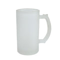Caneca de Vidro Fosca 475ml para Sublimação - Chopp 15cm LiVE